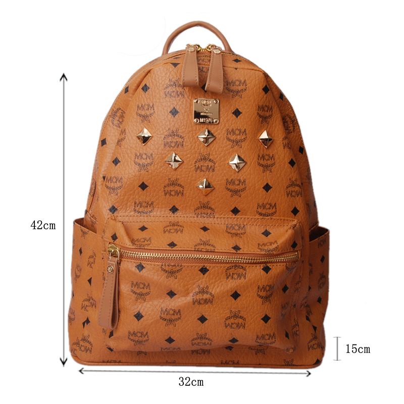 NEW MCM Studded Backpack NO.0049